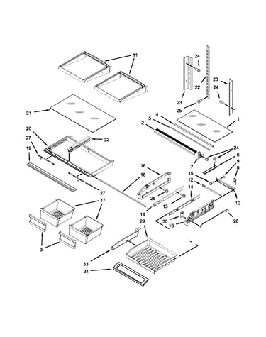 Shelf parts