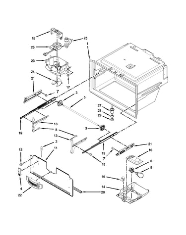 Freezer liner parts