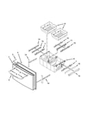 Freezer door parts