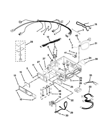 Control panel and separator parts