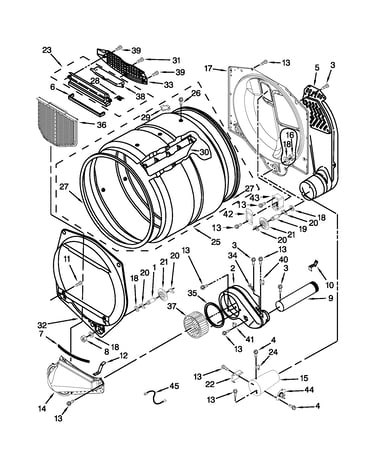 Upper and lower bulkhead parts