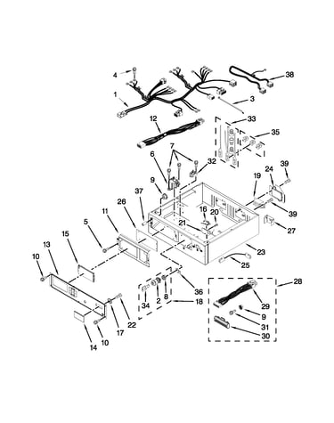 Control panel and separator parts