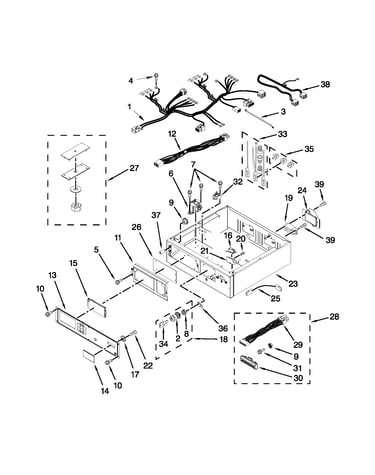 Control panel and separator parts