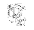 Amana YNED4655EW0 cabinet parts diagram