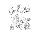 Amana YNED4655EW0 bulkhead parts diagram