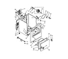 Amana YNED4705EW0 cabinet parts diagram
