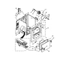 Amana NGD4655EW0 cabinet parts diagram