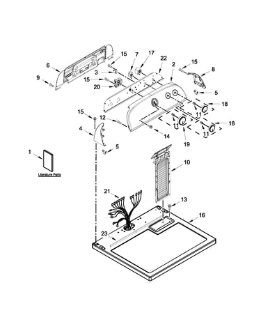 Top and console parts