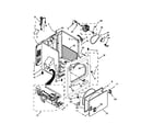 Whirlpool WGD4810EW0 cabinet parts diagram