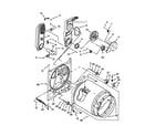 Whirlpool WGD4810EW0 bulkhead parts diagram
