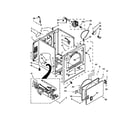Roper RGD4645EW0 cabinet parts diagram