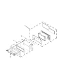 Microwave door parts