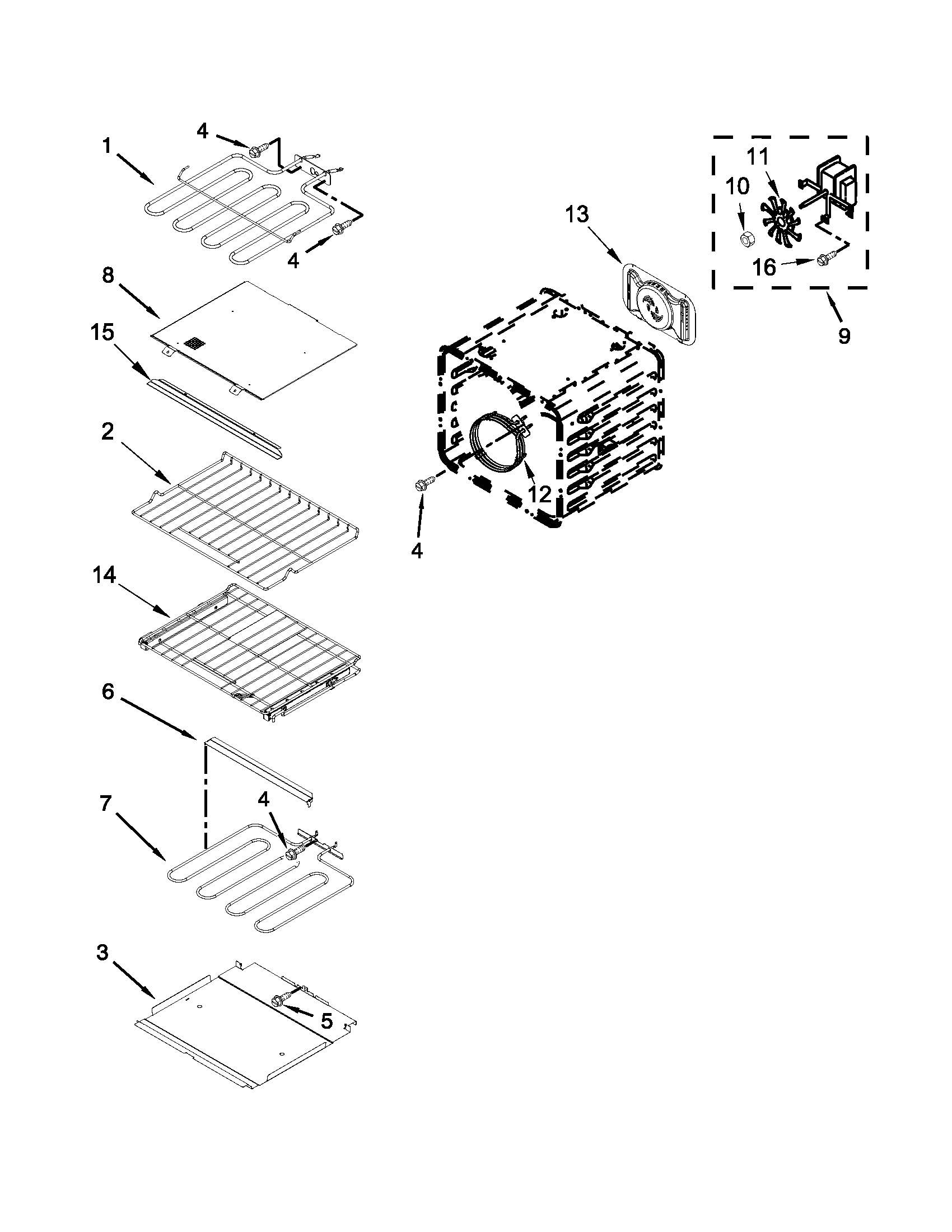 INTERNAL OVEN PARTS