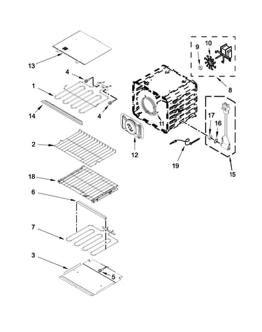 Internal oven parts