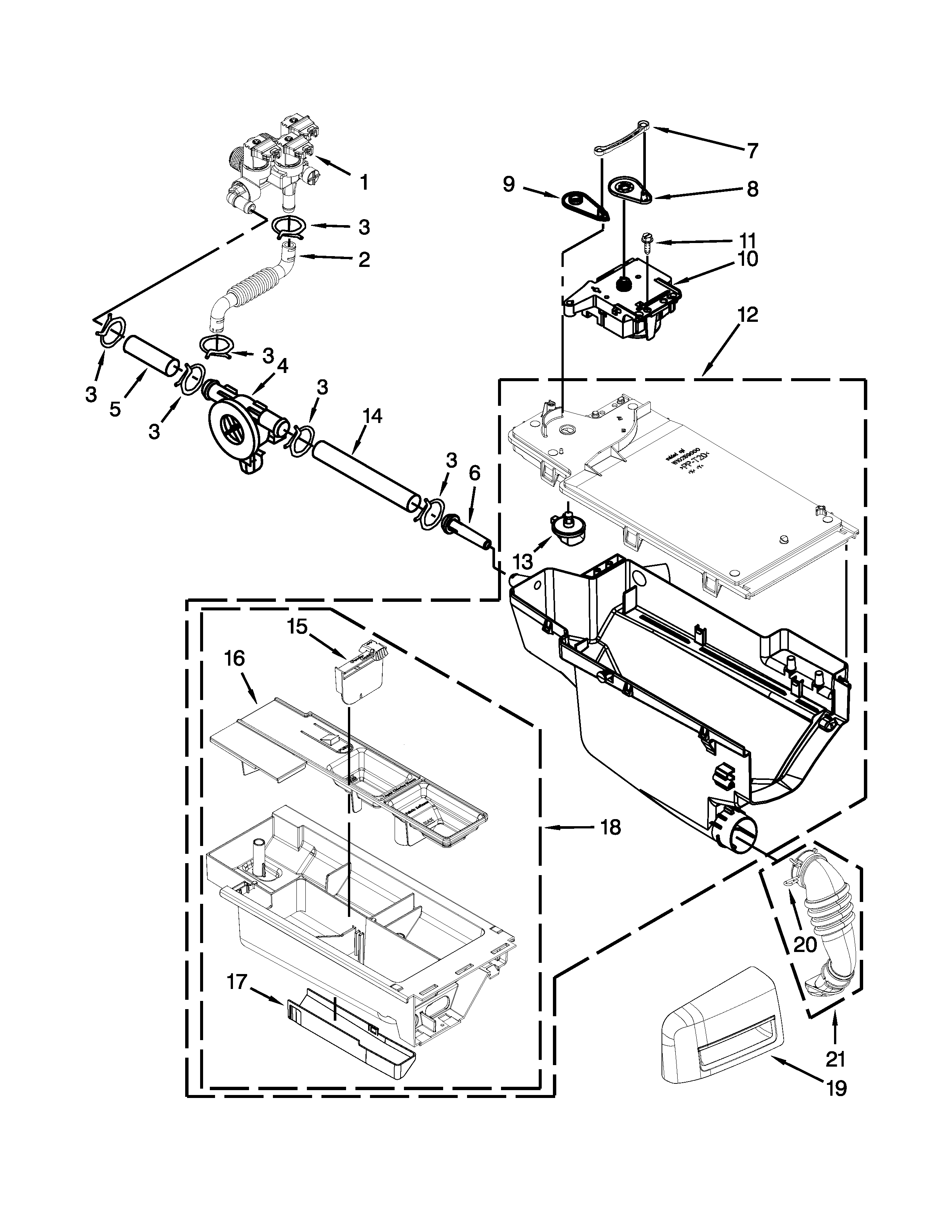 DISPENSER PARTS