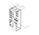 Maytag 8MSF25N4BW00 refrigerator liner parts diagram