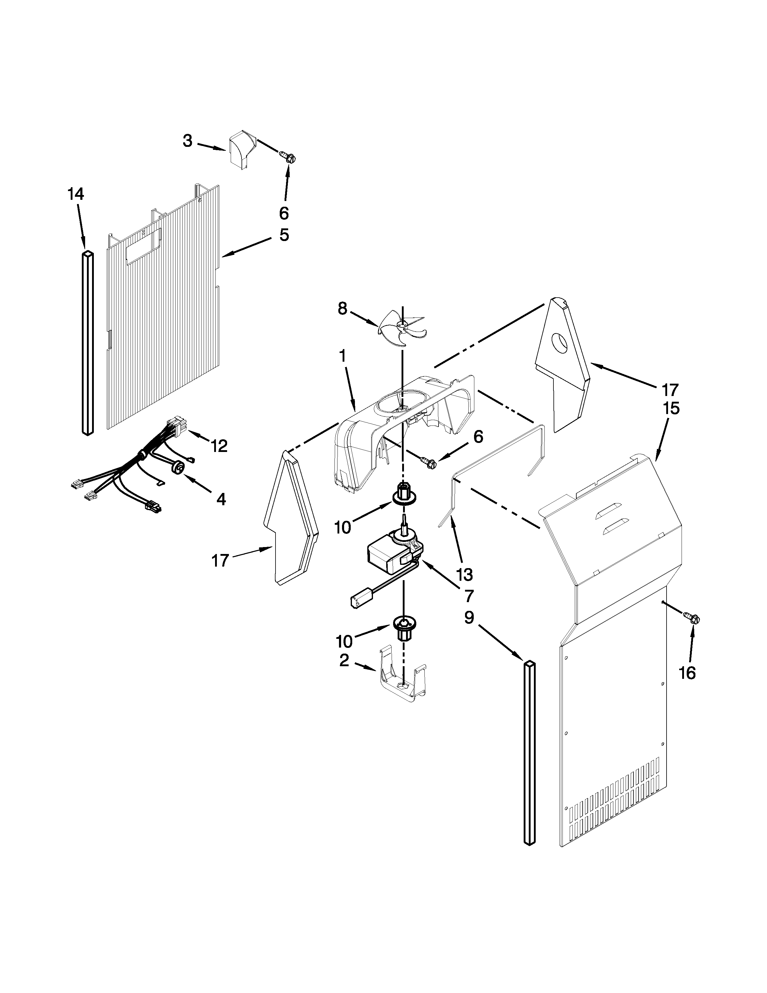 Air flow parts