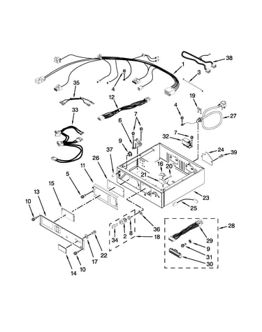 Control panel and separator parts