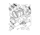 Maytag MLG26PRBWW0 upper and lower bulkhead parts diagram