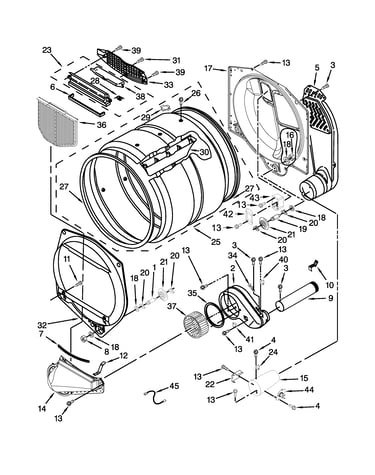 Upper and lower bulkhead parts