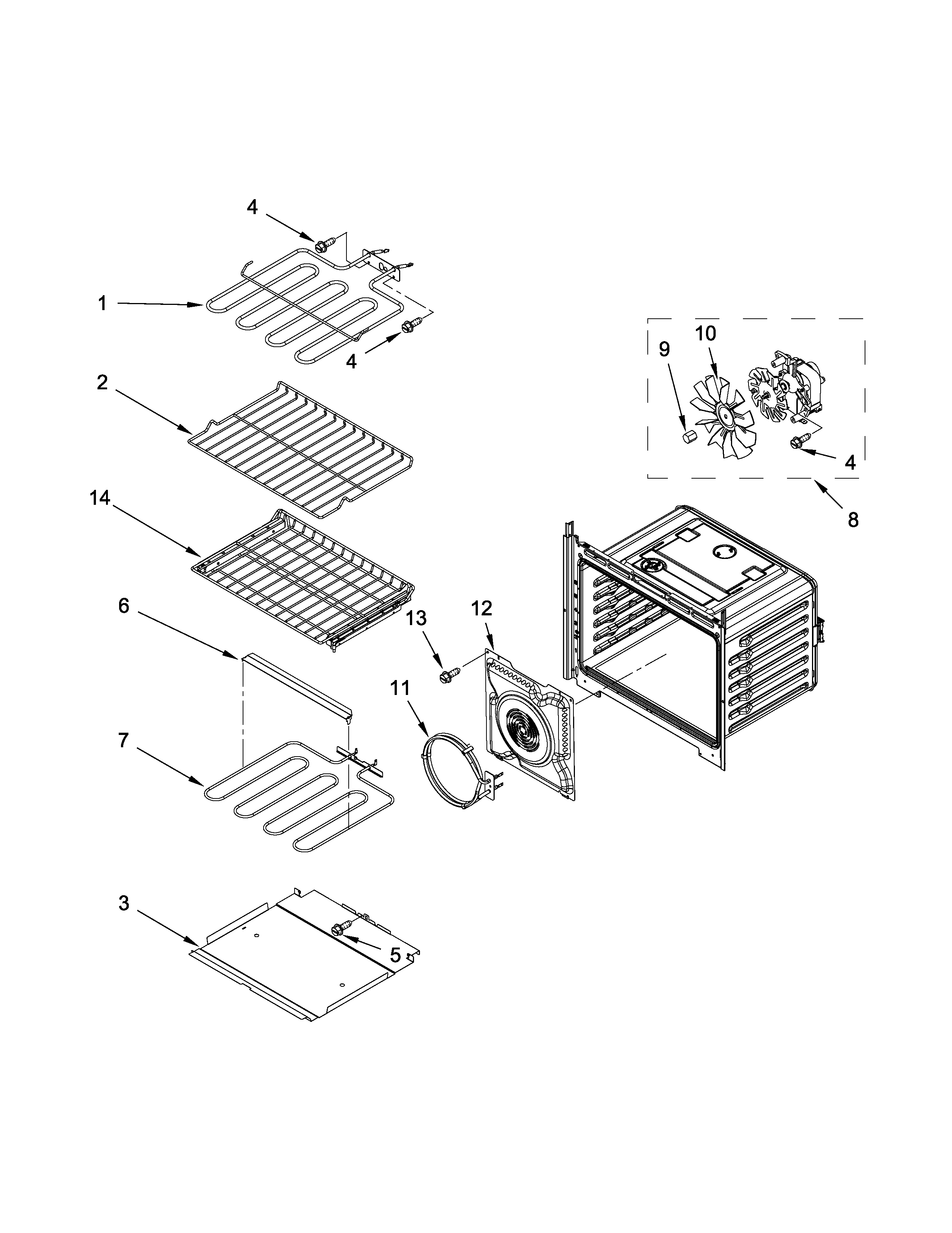 INTERNAL OVEN PARTS