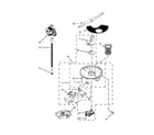 Amana ADB1700ADB1 pump, washarm and motor parts diagram