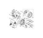 Roper RED4645EW0 bulkhead parts diagram
