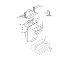 KitchenAid KDTE104DWH1 door and panel parts diagram