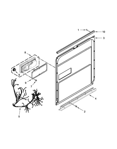 Inner door parts