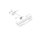 KitchenAid KDTE334DSS1 control panel and latch parts diagram