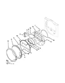 Dryer door parts