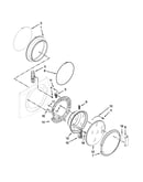 Washer door parts