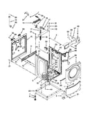 Washer cabinet parts