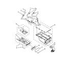 Maytag MLE20PDCYW0 dispenser parts diagram