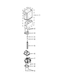 Motor and ice container parts
