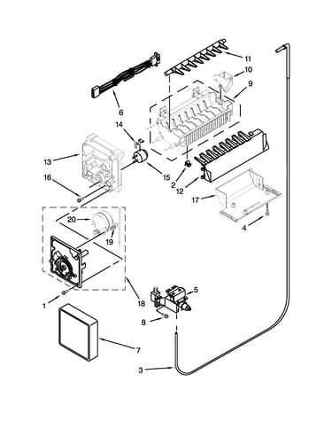 Ice maker parts