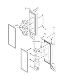 Refrigerator door parts