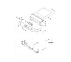 Whirlpool WGD98HEBU0 top and console parts diagram