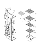 Freezer liner parts