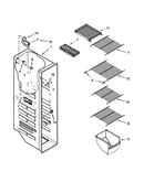 Freezer liner parts