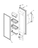 Refrigerator door parts