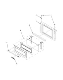 Microwave door parts