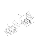 Microwave door parts