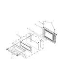 Microwave door parts