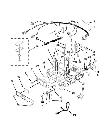 Control panel and separator parts