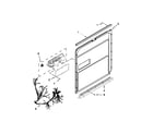 Maytag MDB4949SDH1 inner door parts diagram