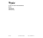 Whirlpool WRS325FDAT02 cover sheet diagram