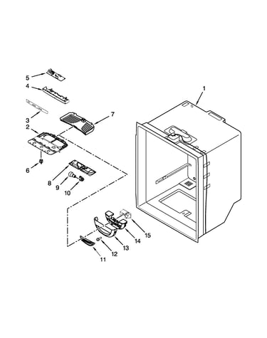 Refrigerator liner parts