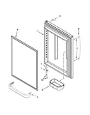 Refrigerator door parts