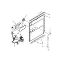 KitchenAid KDTE404DSS1 inner door parts diagram